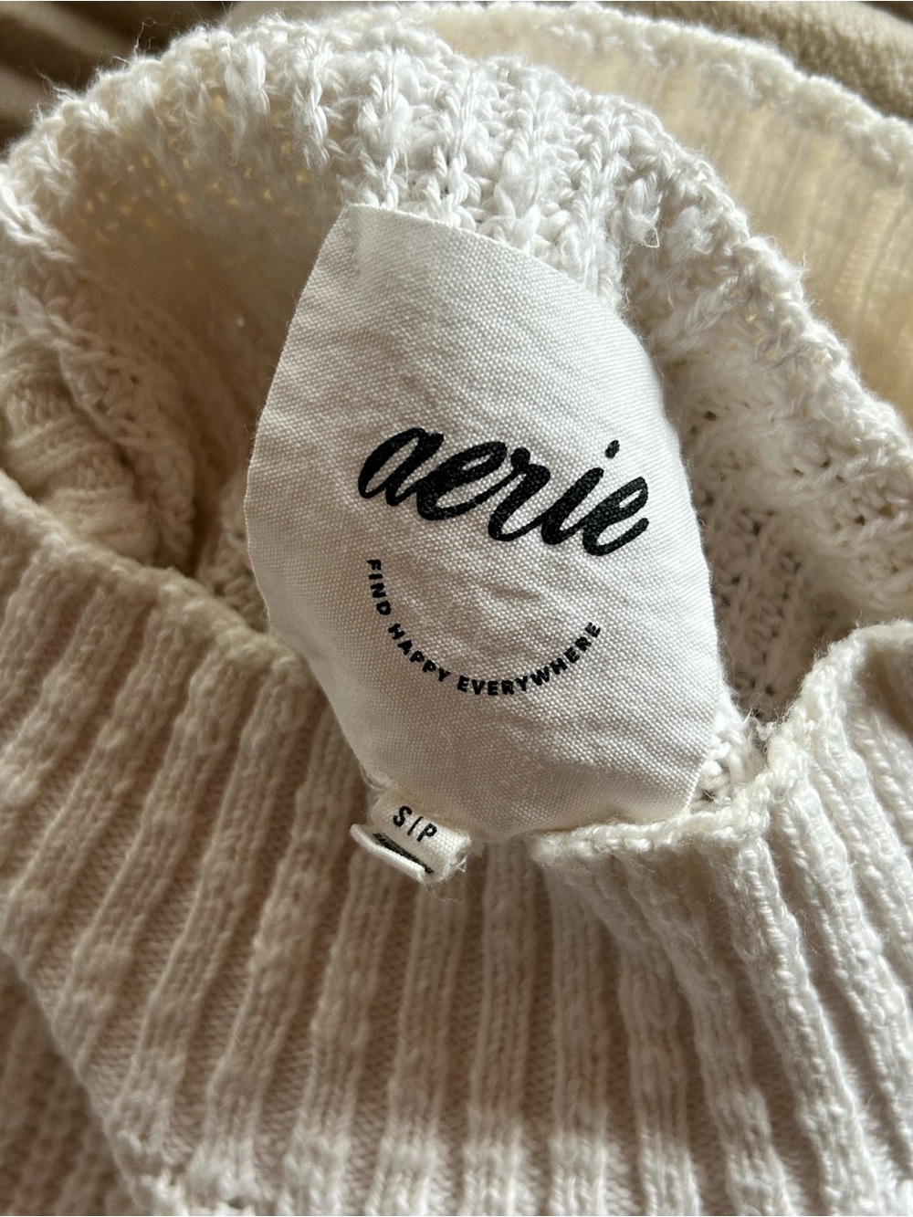 Aerie Mockneck Knit Oversized Sweater